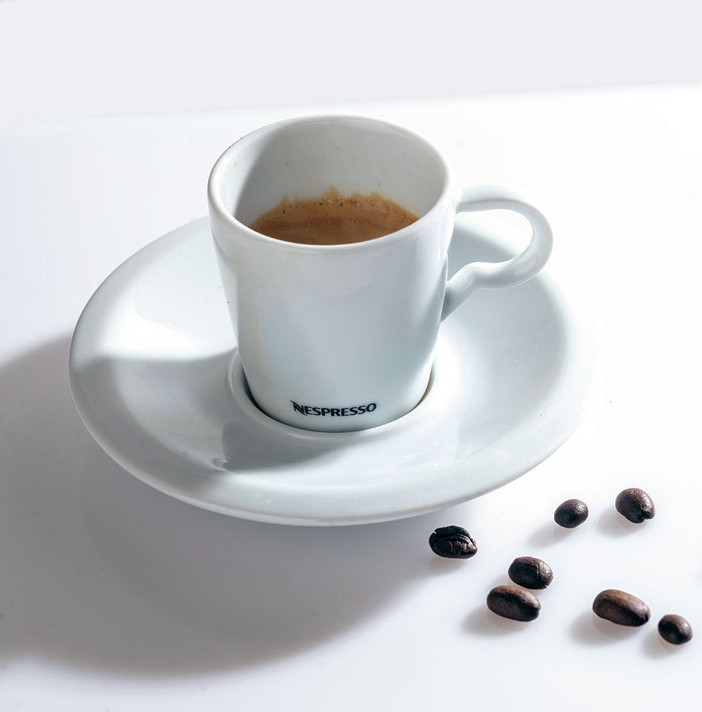 Ιδανικό κλείσιμο με σπέσιαλ, πικάντικο καφέ Nespresso Ristretto Origin India.