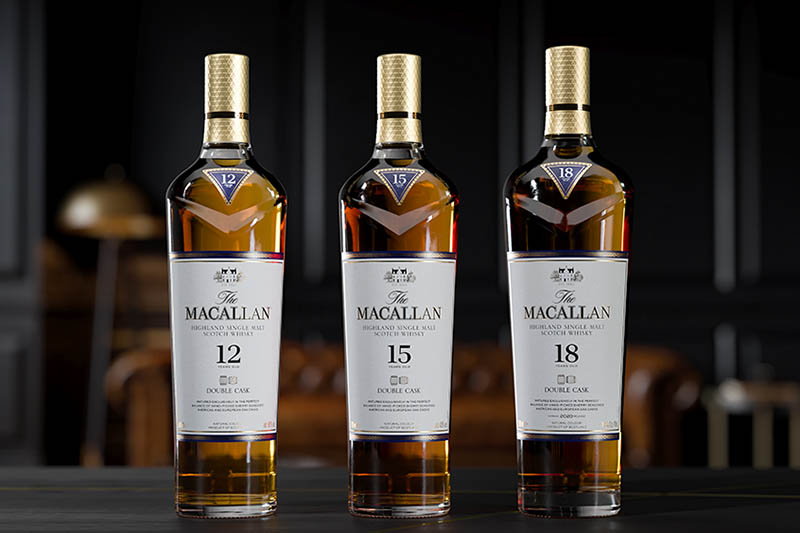 Η σειρά The Macallan Double Cask μεγαλώνει και αυτές τις γιορτές, υποδεχόμαστε τα νέα The Macallan Double Cask 15 και 18 ετών - Χρυσοί Σκούφοι